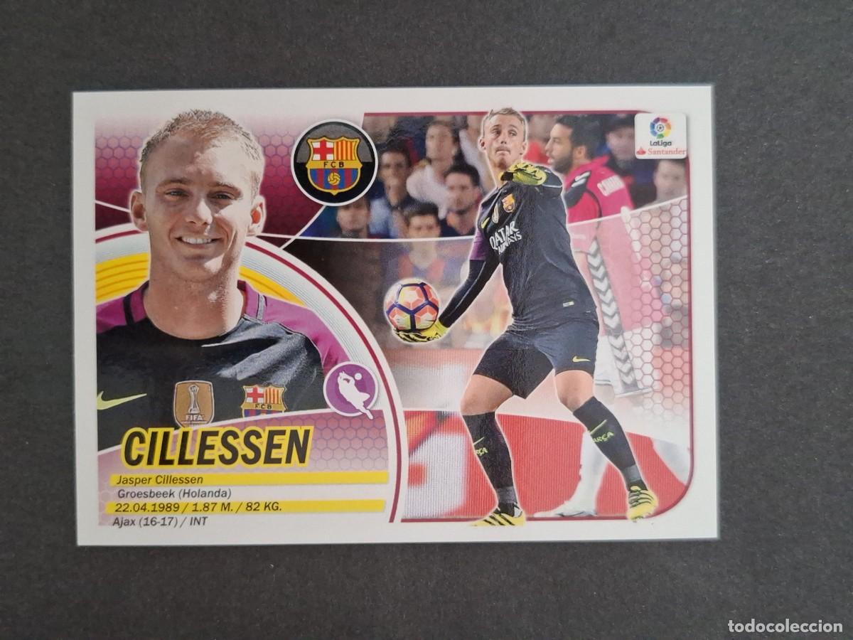 Fu&szlig;ball-Sticker: L3 CILLESSEN F. C. BARCELONA COLOCA LIGA ESTE 2016 2017 16 17 NUNCA PEGADO SIN PEGAR