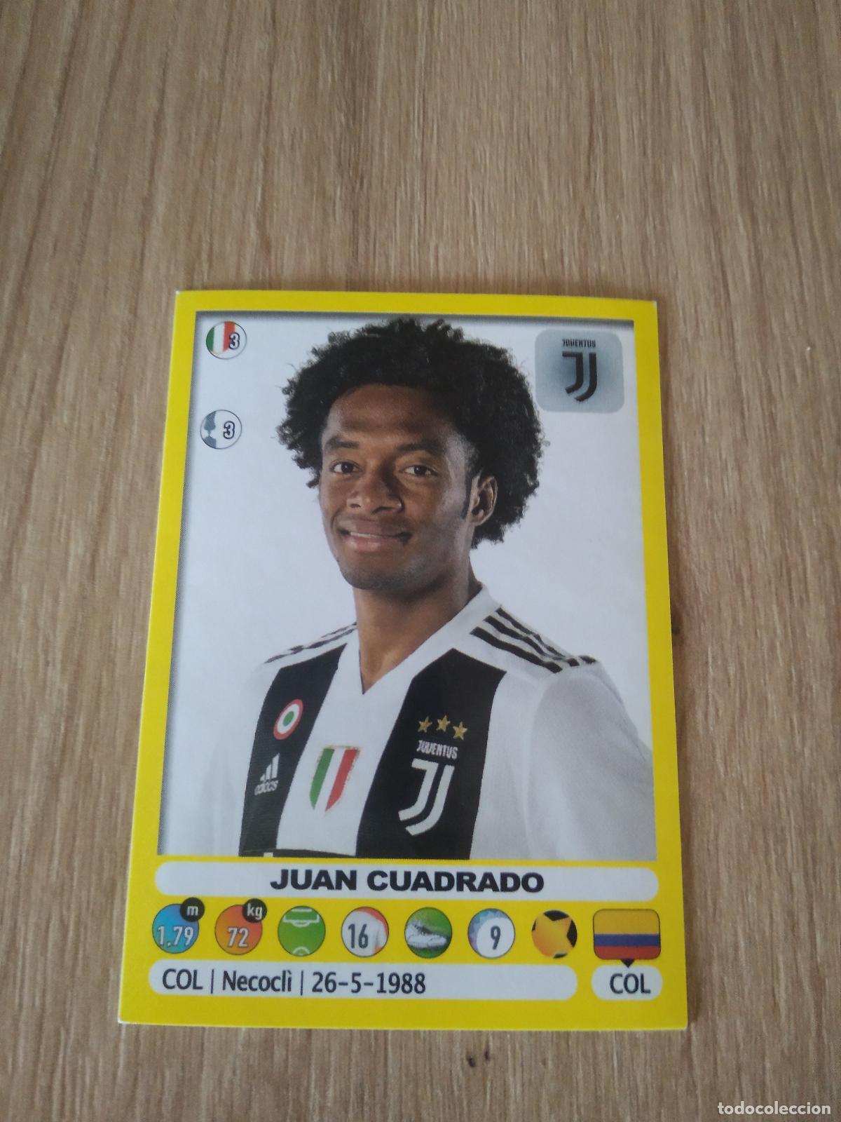 Fu&szlig;ball-Sticker: 275 CUADRADO JUVENTUS TURIN CROMO FUTBOL PANINI LIGA ITALIA 18-19 CALCIATORI 2018-2019