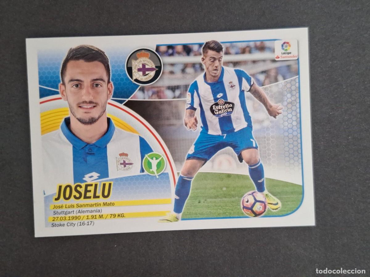 Fu&szlig;ball-Sticker: L3 JOSELU DEPORTIVO DE LA CORU&Ntilde;A COLOCA LIGA ESTE 2016 2017 16 17 NUNCA PEGADO SIN PEGAR