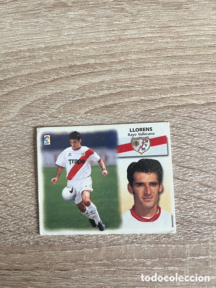 Fu&szlig;ball-Sticker: LLORENS LIGA ESTE EDICIONES ESTE 1999 2000 99 00 RAYO VALLECANO
