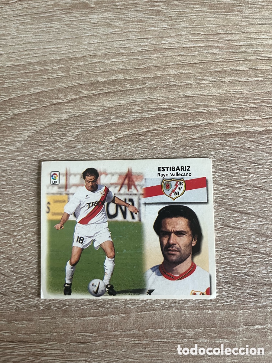 Fu&szlig;ball-Sticker: ESTIBARIZ LIGA ESTE EDICIONES ESTE 1999 2000 99 00 RAYO VALLECANO