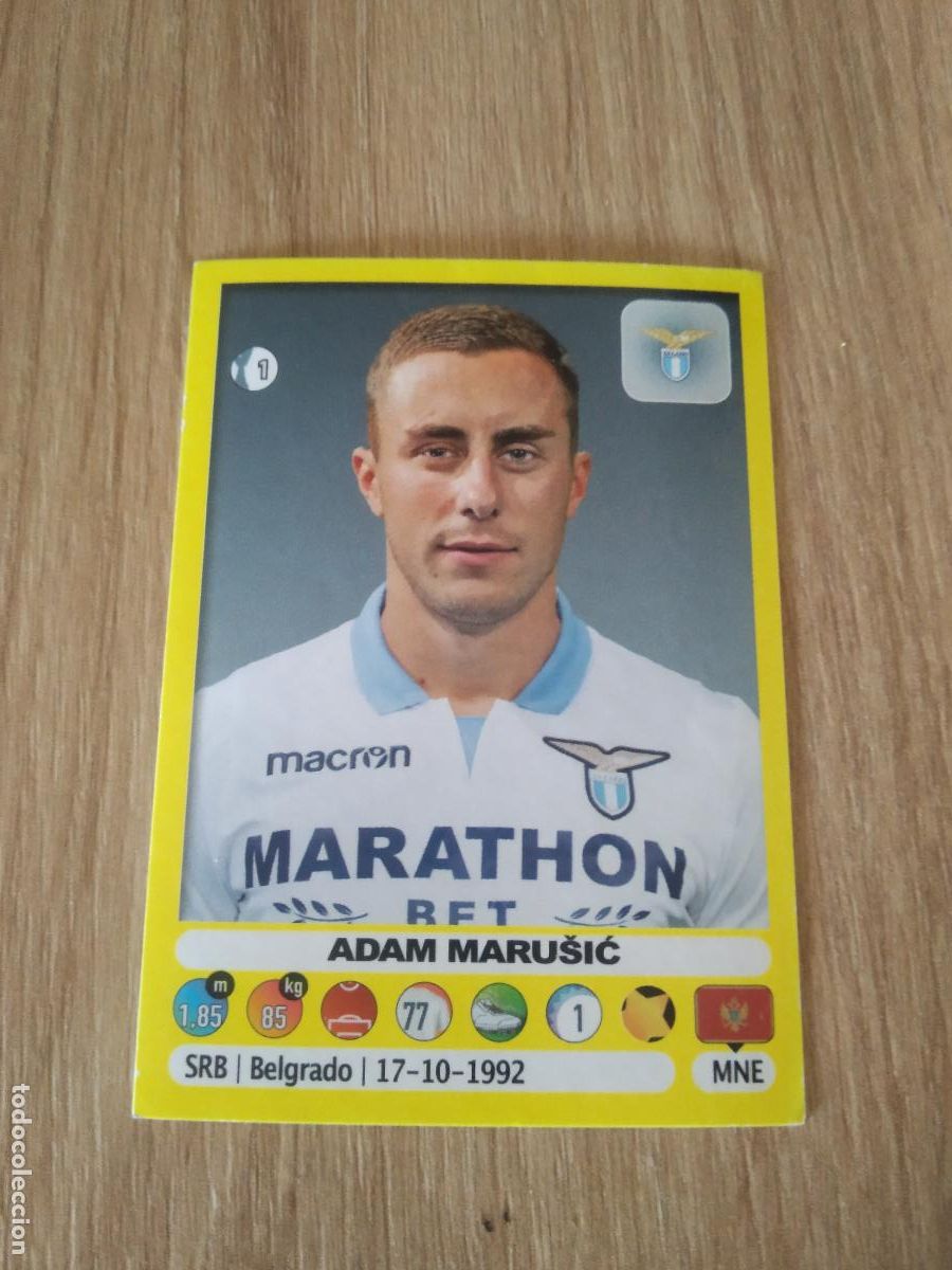 Cromos de f&uacute;tbol: 297 ADAM MARUSIC LAZIO CROMO FUTBOL PANINI LIGA ITALIA 18-19 CALCIATORI 2018-2019