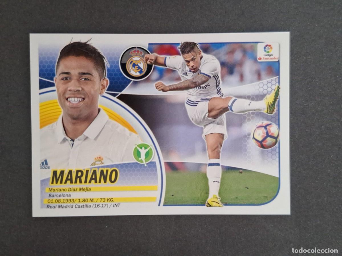 Cromos de f&uacute;tbol: L3 MARIANO REAL MADRID COLOCA LIGA ESTE 2016 2017 16 17 NUNCA PEGADO SIN PEGAR