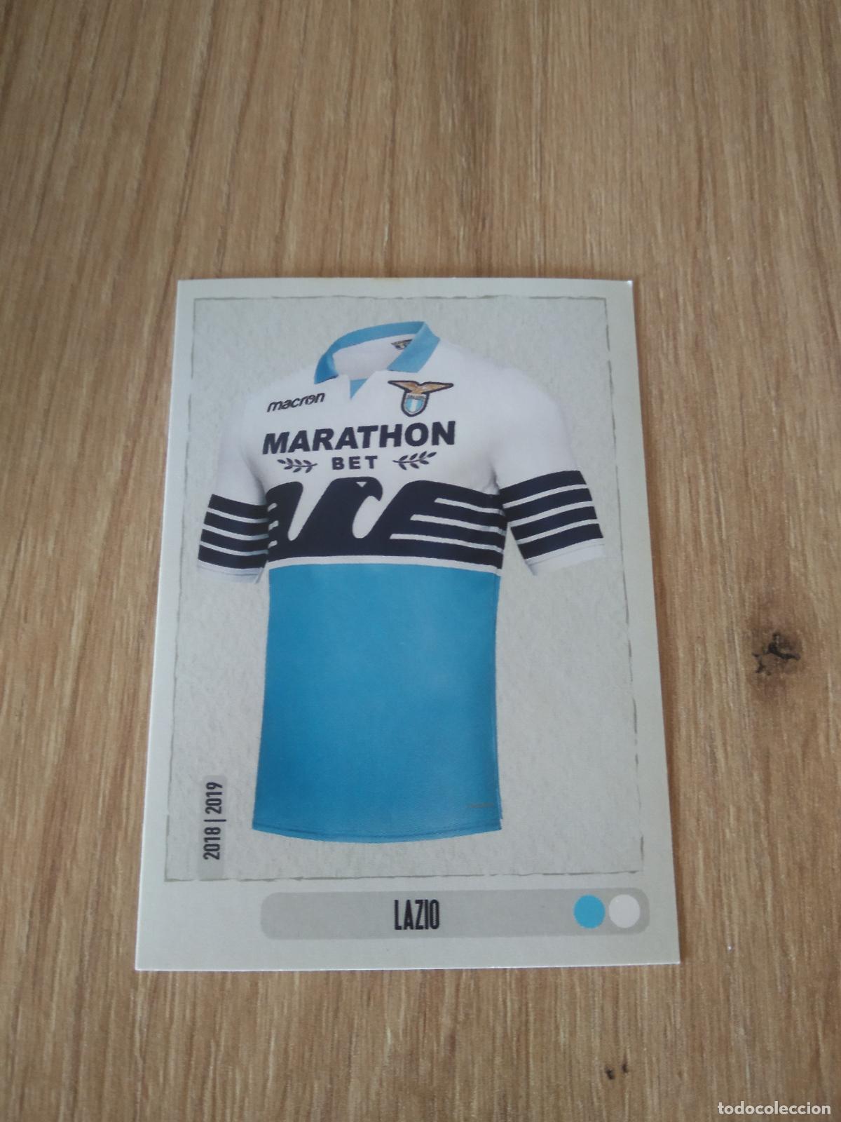 Cromos de f&uacute;tbol: 309 CAMISETA LAZIO CROMO FUTBOL PANINI LIGA ITALIA 18-19 CALCIATORI 2018-2019