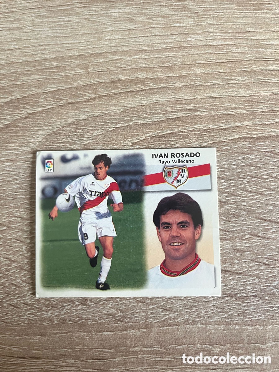Cromos de f&uacute;tbol: IVAN ROSADO LIGA ESTE EDICIONES ESTE 1999 2000 99 00 RAYO VALLECANO