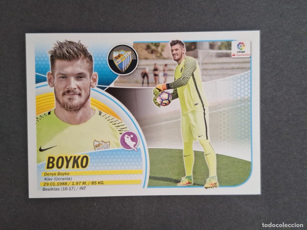 Cromos de f&uacute;tbol: L3 BOYKO MALAGA C. F. COLOCA LIGA ESTE 2016 2017 16 17 NUNCA PEGADO SIN PEGAR