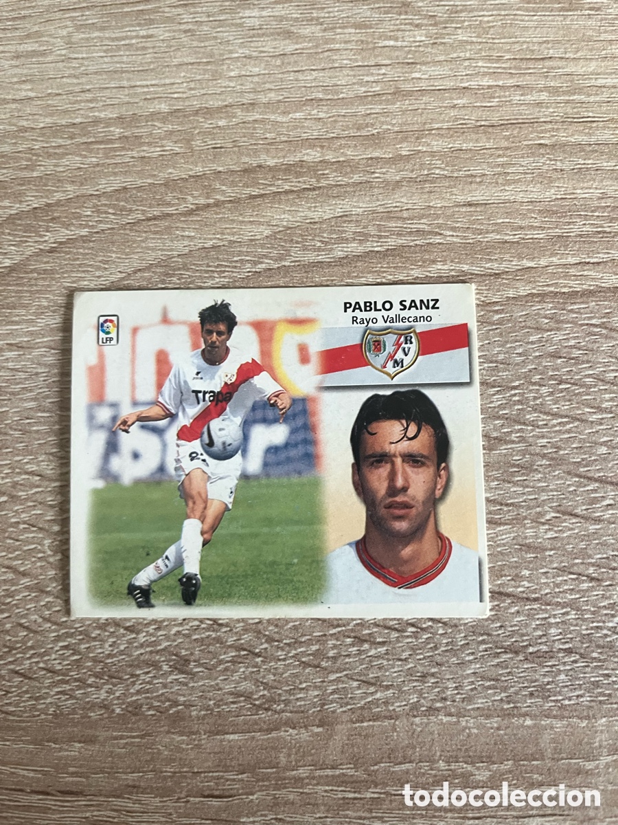 Cromos de f&uacute;tbol: PABLO SANZ LIGA ESTE EDICIONES ESTE 1999 2000 99 00 RAYO VALLECANO