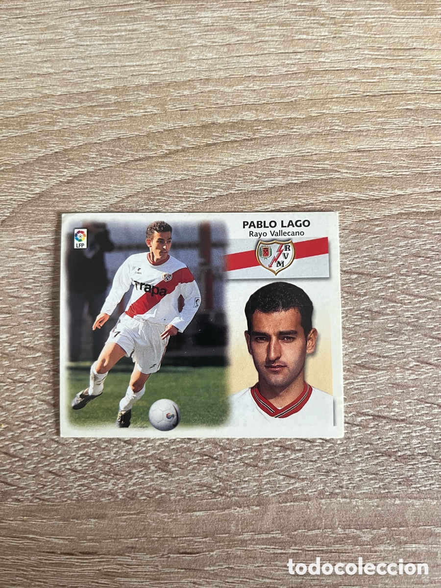 Cromos de f&uacute;tbol: PABLO LAGO LIGA ESTE EDICIONES ESTE 1999 2000 99 00 RAYO VALLECANO