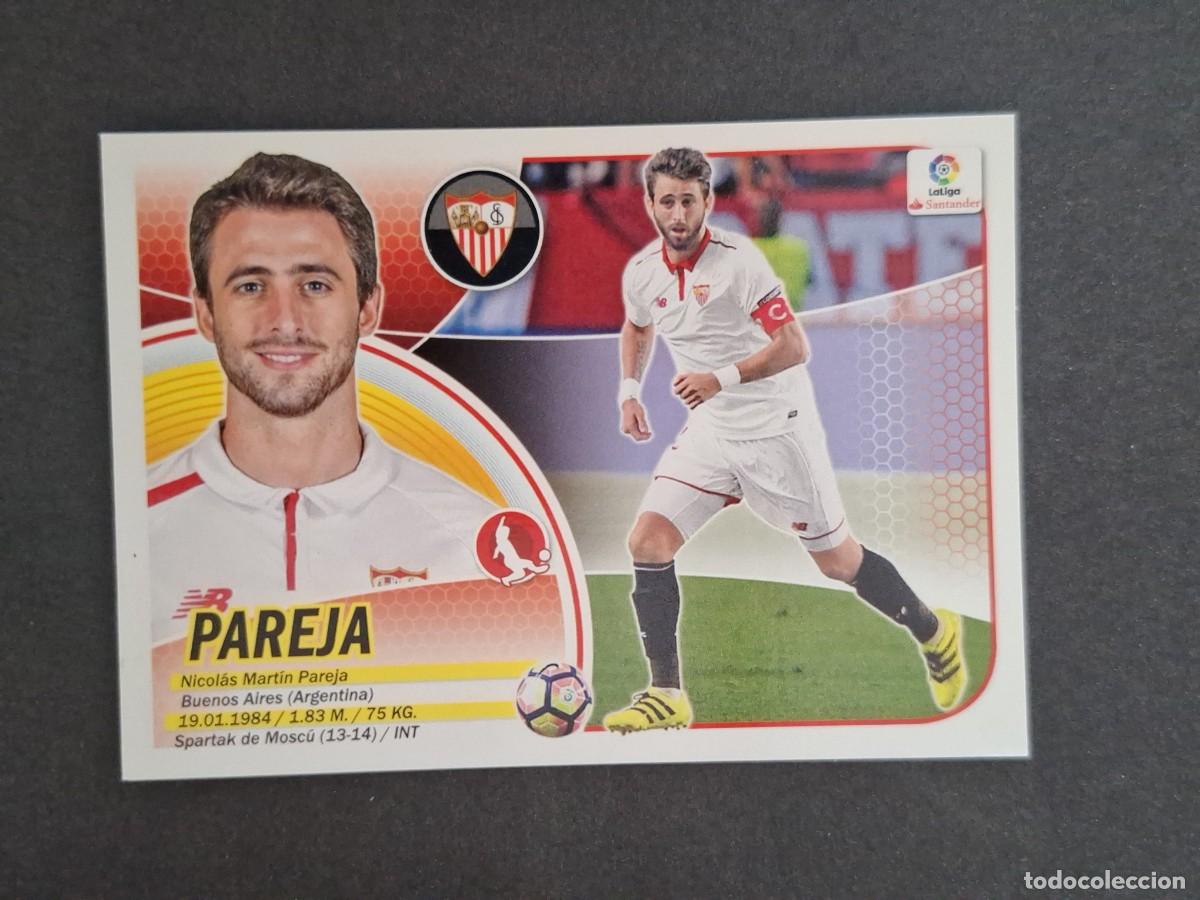 Cromos de f&uacute;tbol: L3 PAREJA SEVILLA F. C. COLOCA LIGA ESTE 2016 2017 16 17 NUNCA PEGADO SIN PEGAR