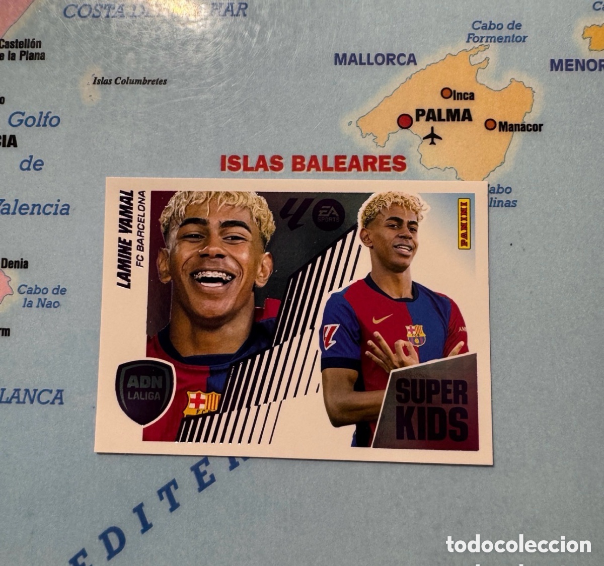 Cromos de f&uacute;tbol: Lamine yamal S&uacute;per Kids n&uacute;mero 14 Del Barcelona cromo liga este 25-26 2025-2026