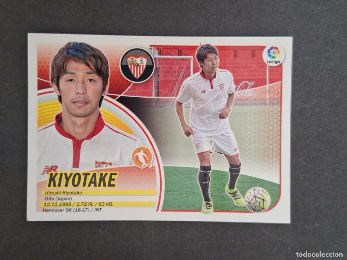 Cromos de f&uacute;tbol: L3 KIYOTAKE MALAGA C. F. FICHAJE 5 LIGA ESTE 2016 2017 16 17 NUNCA PEGADO SIN PEGAR