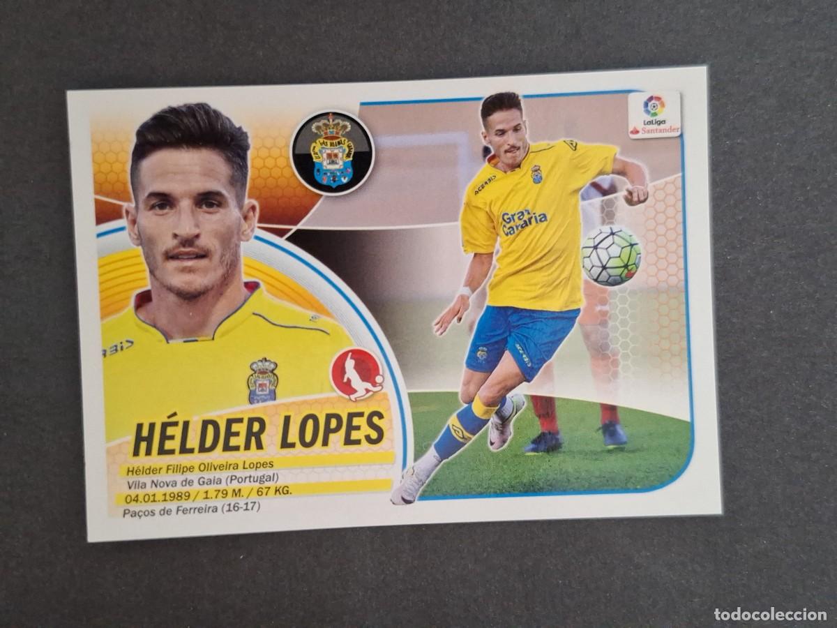 Football Stickers: L3 HELDER LOPES U. D. LAS PALMAS FICHAJE 9 LIGA ESTE 2016 2017 16 17 NUNCA PEGADO SIN PEGAR
