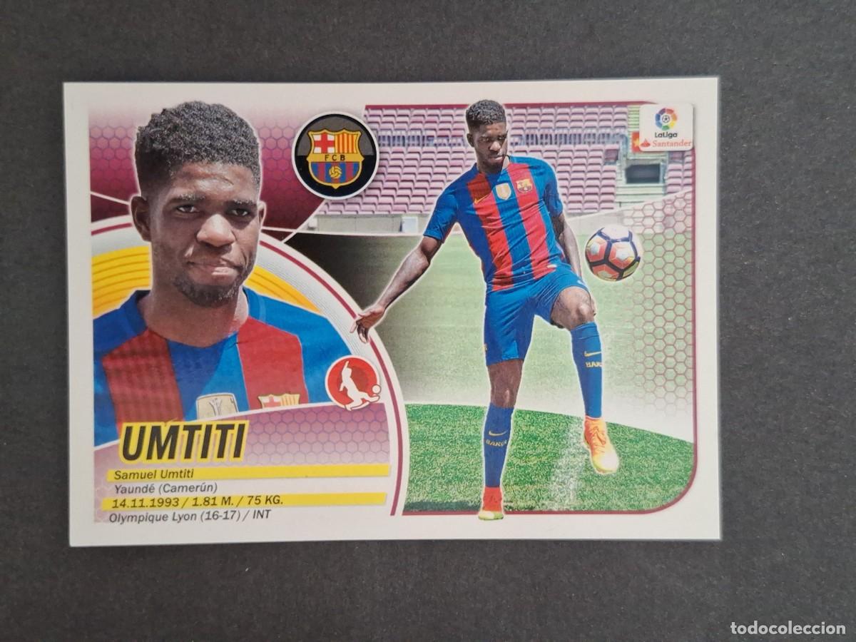 Football Stickers: L3 UMTITI F. C. BARCELONA FICHAJE 11 LIGA ESTE 2016 2017 16 17 NUNCA PEGADO SIN PEGAR