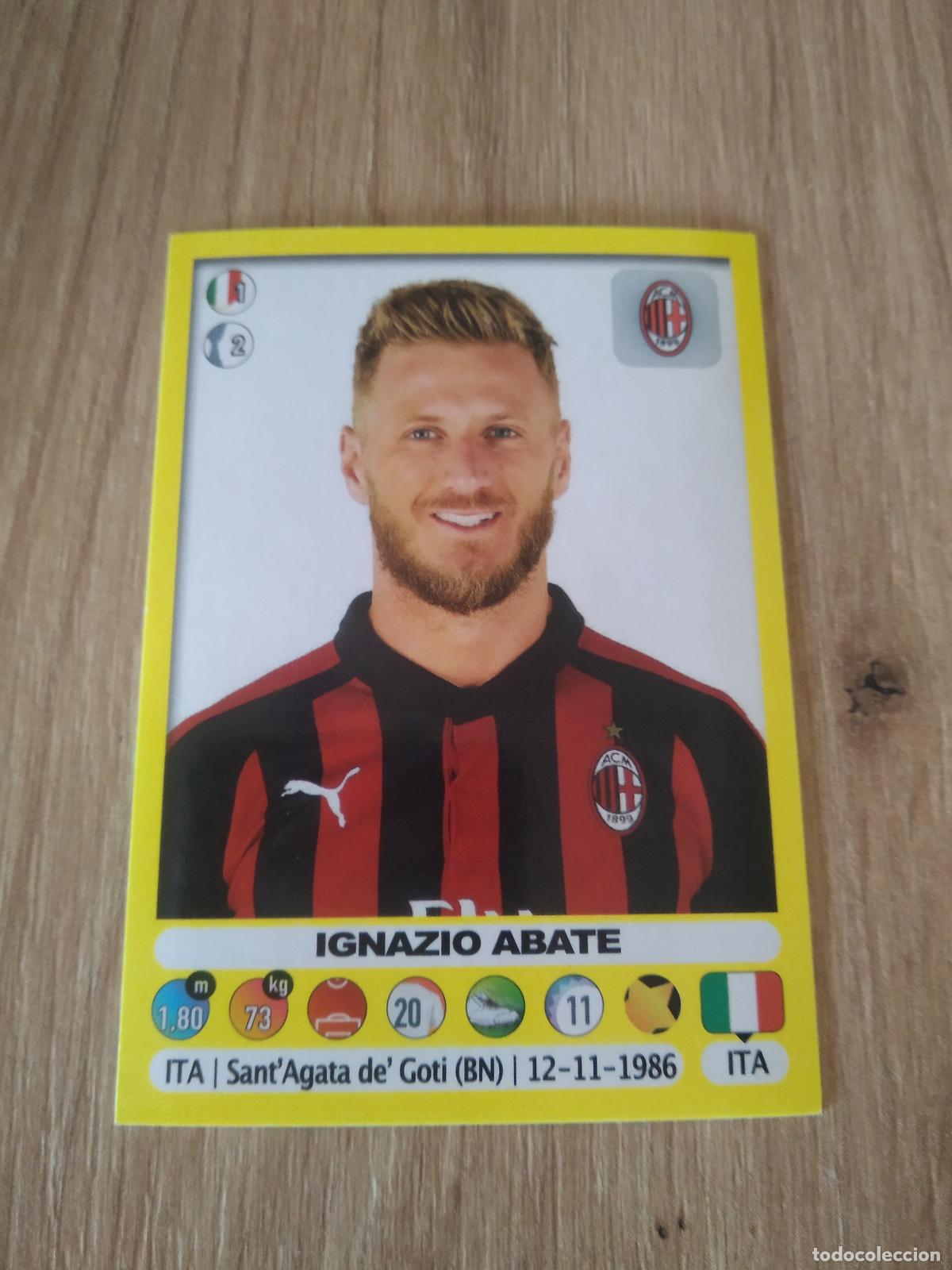 Football Stickers: 319 IGNAZIO ABATE AC MILAN CROMO FUTBOL PANINI LIGA ITALIA 18-19 CALCIATORI 2018-2019