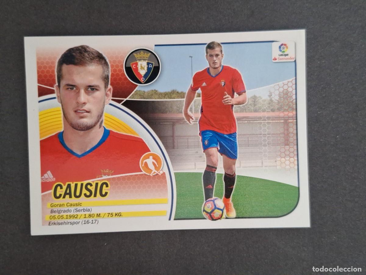 Football Stickers: L3 CAUSIC C. A. OSASUNA FICHAJE 13 LIGA ESTE 2016 2017 16 17 NUNCA PEGADO SIN PEGAR