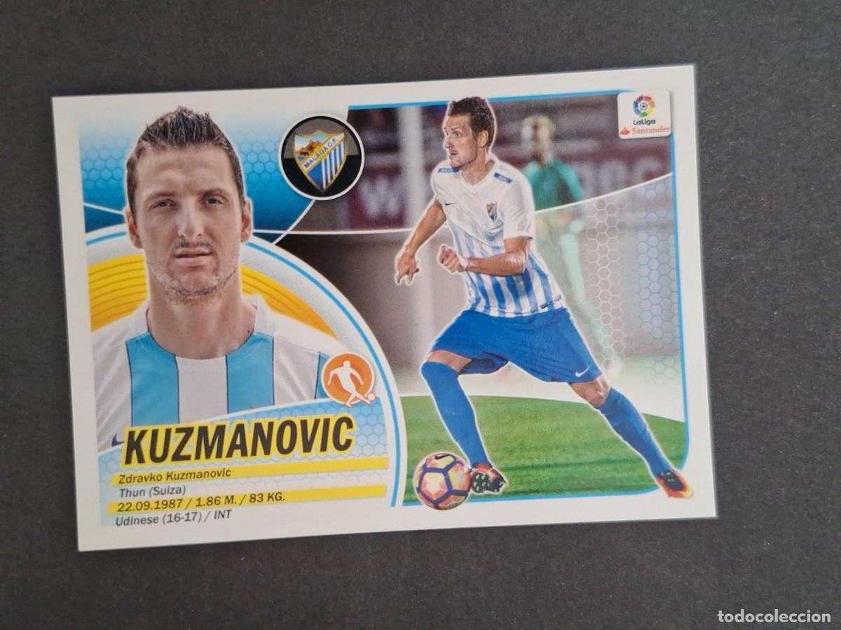 Football Stickers: L3 KUZMANOVIC MALAGA C. F. FICHAJE 14 LIGA ESTE 2016 2017 16 17 NUNCA PEGADO SIN PEGAR
