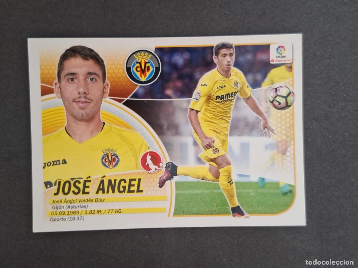 Cromos de f&uacute;tbol: L3 JOSE ANGEL VILLARREAL C. F. FICHAJE 26 LIGA ESTE 2016 2017 16 17 NUNCA PEGADO SIN PEGAR