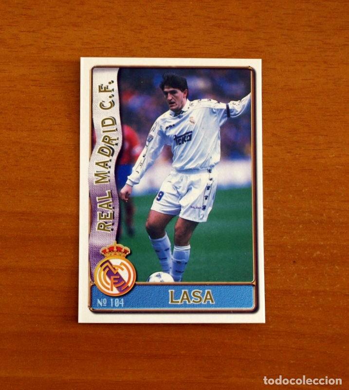Figurine di Calcio: Real Madrid -N&ordm; 104 Lasa -Mundicromo Las Fichas de la Liga de F&uacute;tbol 1996-1997-96-97