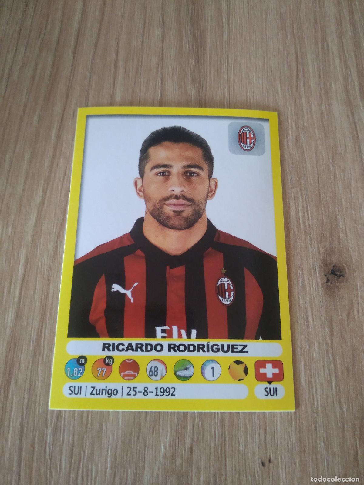 Fu&szlig;ball-Sticker: 323 RICARDO RODRIGUEZ AC MILAN CROMO FUTBOL PANINI LIGA ITALIA 18-19 CALCIATORI 2018-2019
