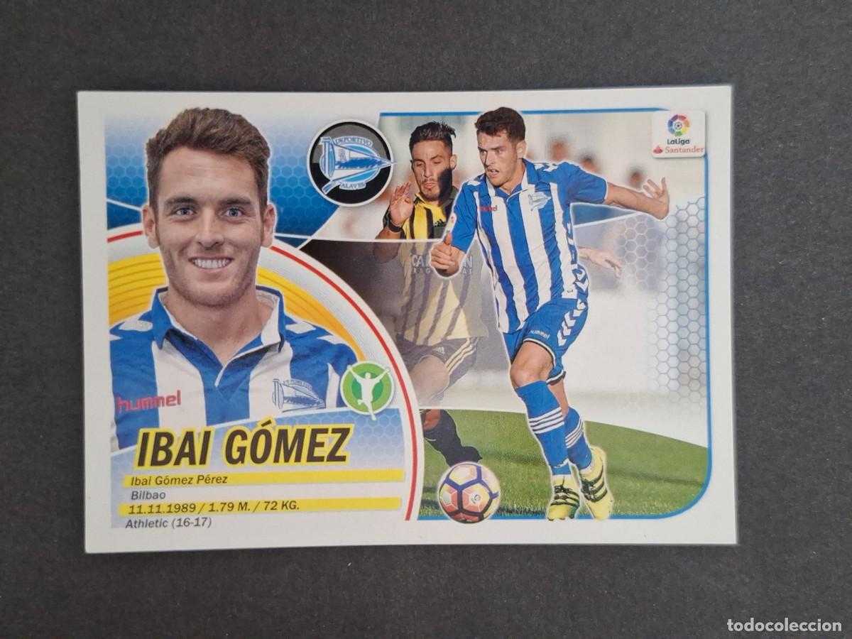 Fu&szlig;ball-Sticker: L3 IBAI GOMEZ DEPORTIVO ALAVES FICHAJE 31 LIGA ESTE 2016 2017 16 17 NUNCA PEGADO SIN PEGAR