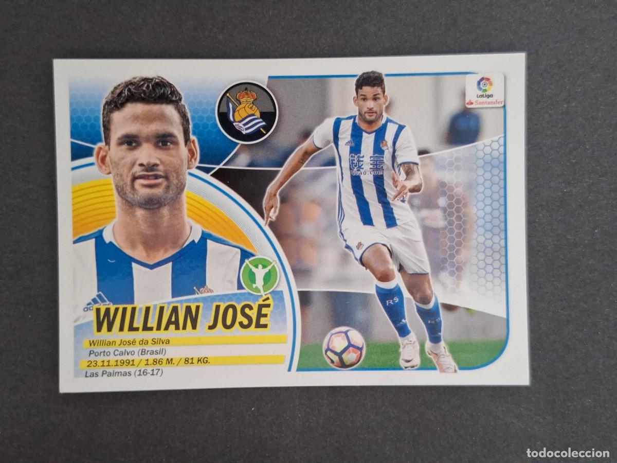 Fu&szlig;ball-Sticker: L3 WILLIAN JOSE REAL SOCIEDAD FICHAJE 32 LIGA ESTE 2016 2017 16 17 NUNCA PEGADO SIN PEGAR