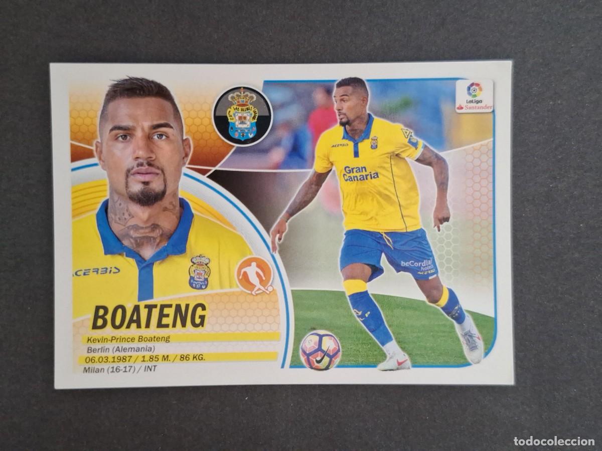 Cromos de f&uacute;tbol: L3 BOATENG U. D. LAS PALMAS FICHAJE 33 LIGA ESTE 2016 2017 16 17 NUNCA PEGADO SIN PEGAR