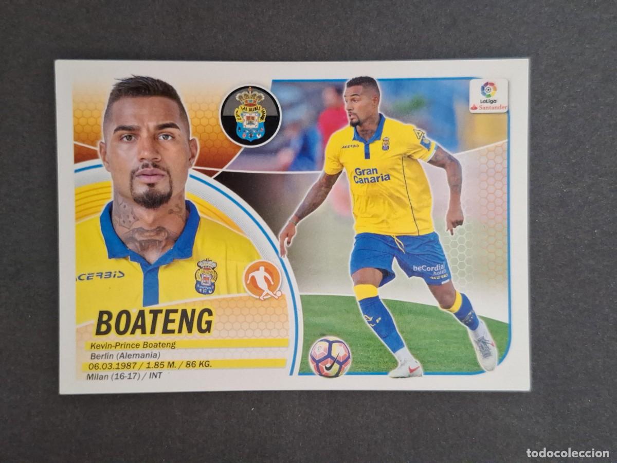 Cromos de f&uacute;tbol: L3 BOATENG U. D. LAS PALMAS FICHAJE 33 LIGA ESTE 2016 2017 16 17 NUNCA PEGADO SIN PEGAR