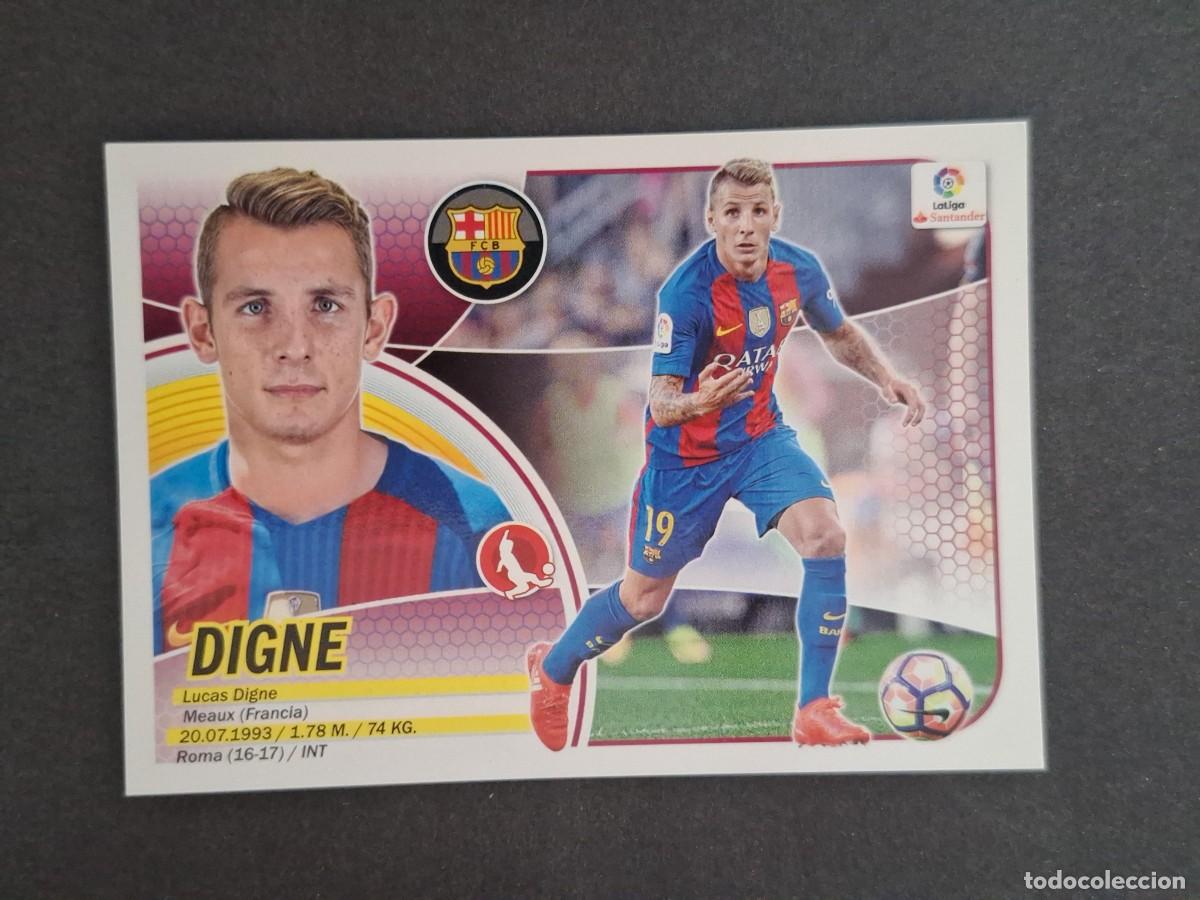 Cromos de f&uacute;tbol: L3 DIGNE F. C. BARCELONA FICHAJE 34 LIGA ESTE 2016 2017 16 17 NUNCA PEGADO SIN PEGAR