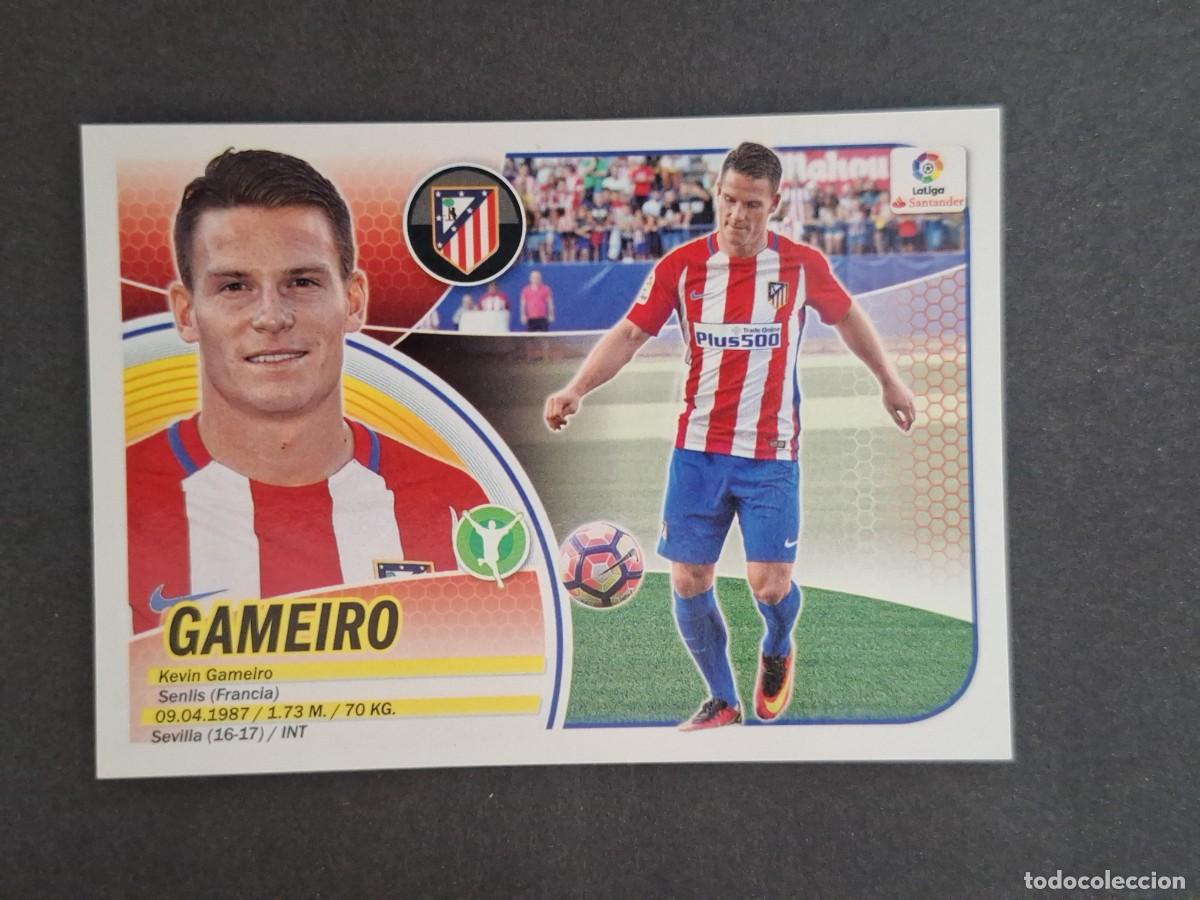 Cromos de f&uacute;tbol: L3 GAMEIRO ATLETICO DE MADRID FICHAJE 36 LIGA ESTE 2016 2017 16 17 NUNCA PEGADO SIN PEGAR
