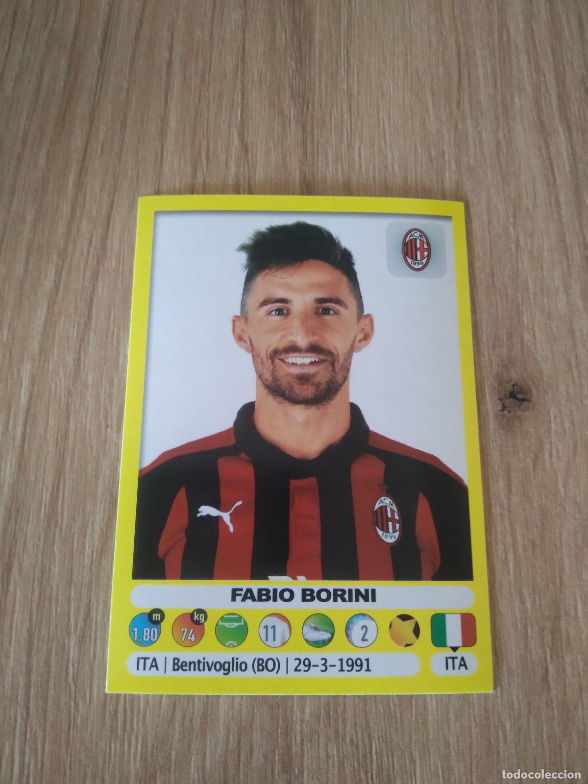 Cromos de f&uacute;tbol: 331 FABIO BORINI AC MILAN CROMO FUTBOL PANINI LIGA ITALIA 18-19 CALCIATORI 2018-2019