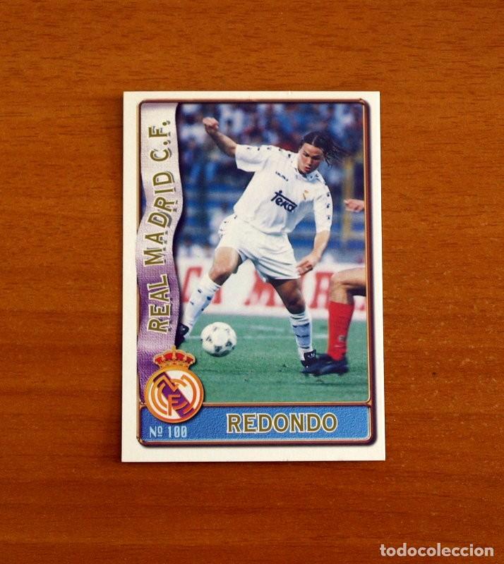 Cromos de f&uacute;tbol: Real Madrid -N&ordm; 100 Redondo -Mundicromo Las Fichas de la Liga de F&uacute;tbol 1996-1997-96-97