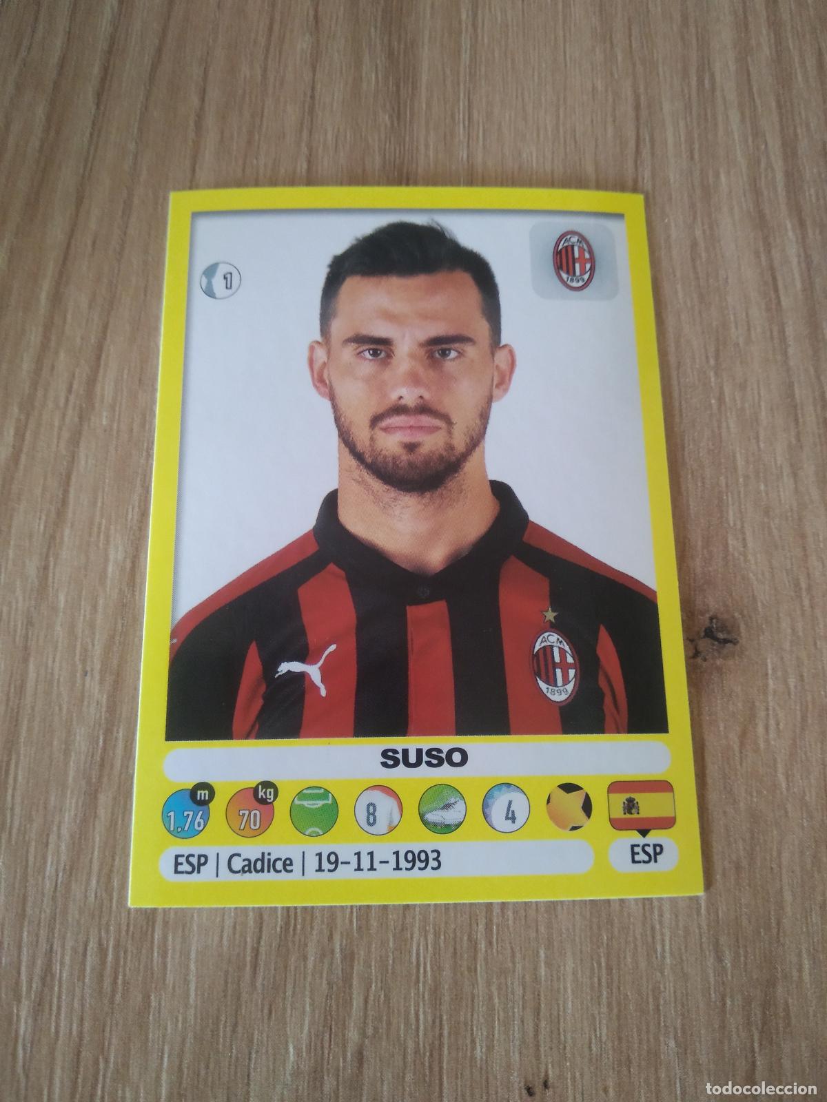 Cromos de f&uacute;tbol: 333 SUSO AC MILAN CROMO FUTBOL PANINI LIGA ITALIA 18-19 CALCIATORI 2018-2019