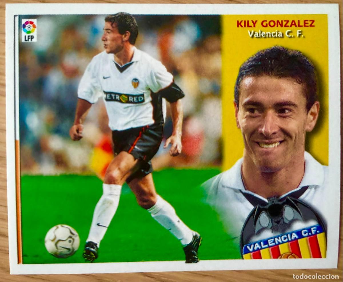 Cromos de f&uacute;tbol: KILY GONZALEZ VALENCIA 02 03 2002 2003 LIGA EDICIONES ESTE SIN PEGAR STICKER CROMOS