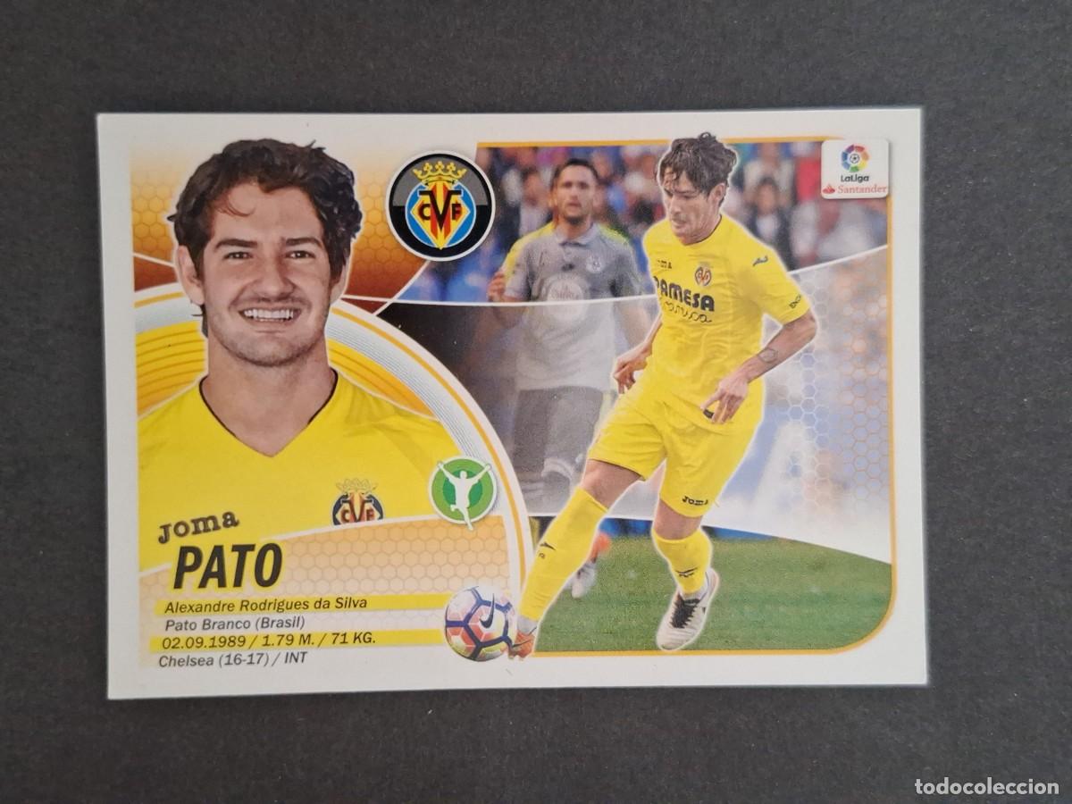 Fu&szlig;ball-Sticker: L3 PATO VILLARREAL C. F. FICHAJE 41 LIGA ESTE 2016 2017 16 17 NUNCA PEGADO SIN PEGAR