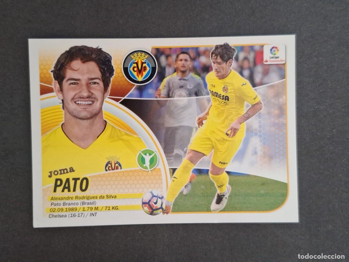Fu&szlig;ball-Sticker: L3 PATO VILLARREAL C. F. FICHAJE 41 LIGA ESTE 2016 2017 16 17 NUNCA PEGADO SIN PEGAR