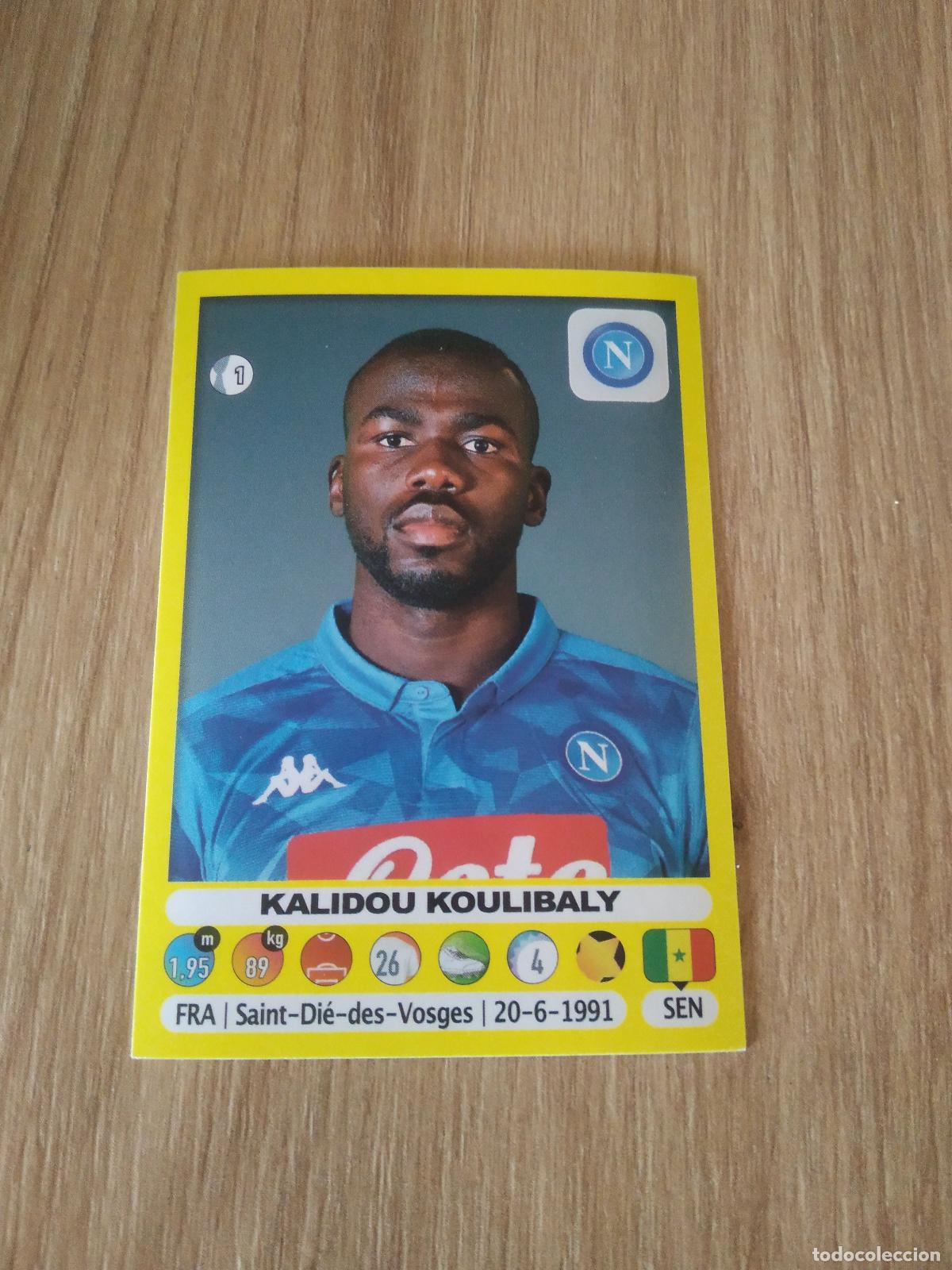 Cromos de f&uacute;tbol: 344 KALIDOU KOULIBALY NAPOLES NAPOLI CROMO FUTBOL PANINI LIGA ITALIA 18-19 CALCIATORI 2018-2019