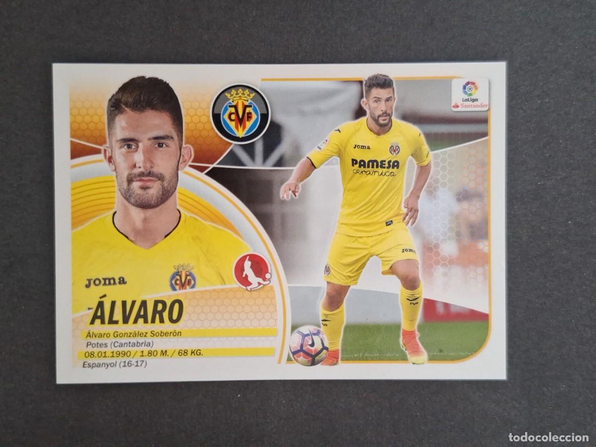Cromos de f&uacute;tbol: L3 ALVARO VILLARREAL C. F. FICHAJE 49 LIGA ESTE 2016 2017 16 17 NUNCA PEGADO SIN PEGAR