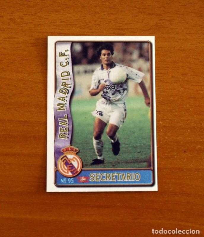 Cromos de f&uacute;tbol: Real Madrid -N&ordm; 95 Secretario-&Uacute;ltima Hora-Mundicromo Las Fichas de la Liga de F&uacute;tbol 1996-1997-96-97