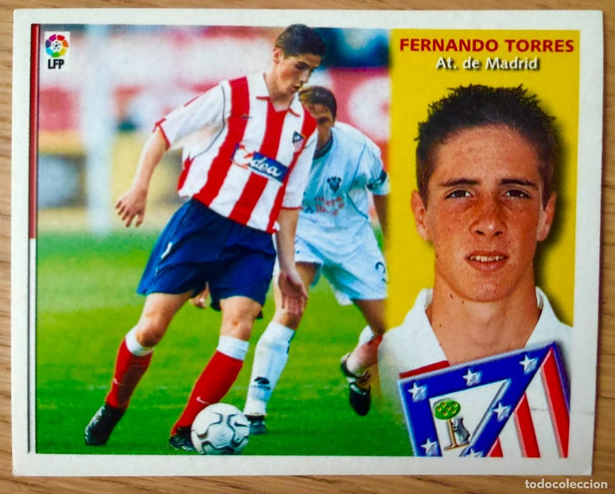 Cromos de f&uacute;tbol: FERNANDO TORRES ATLETICO MADRID 02 03 2002 2003 LIGA EDICIONES ESTE SIN PEGAR STICKER CROMOS