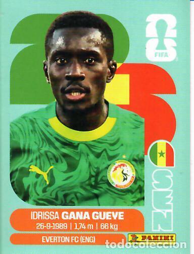 Cromos de f&uacute;tbol: CROMO PANINI MUNDIAL WORLD CUP 2026 - SEN9 SEN 9 - GANA GUEYE - SENEGAL