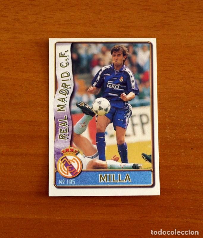 Cromos de f&uacute;tbol: Real Madrid -N&ordm; 105 Milla -Mundicromo Las Fichas de la Liga de F&uacute;tbol 1996-1997-96-97