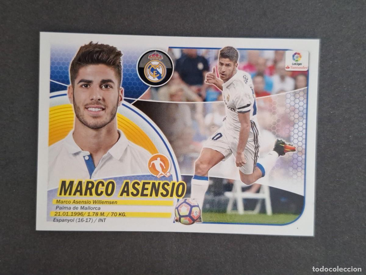 Figurine di Calcio: L3 MARCO ASENSIO REAL MADRID FICHAJE 60 LIGA ESTE 2016 2017 16 17 NUNCA PEGADO SIN PEGAR