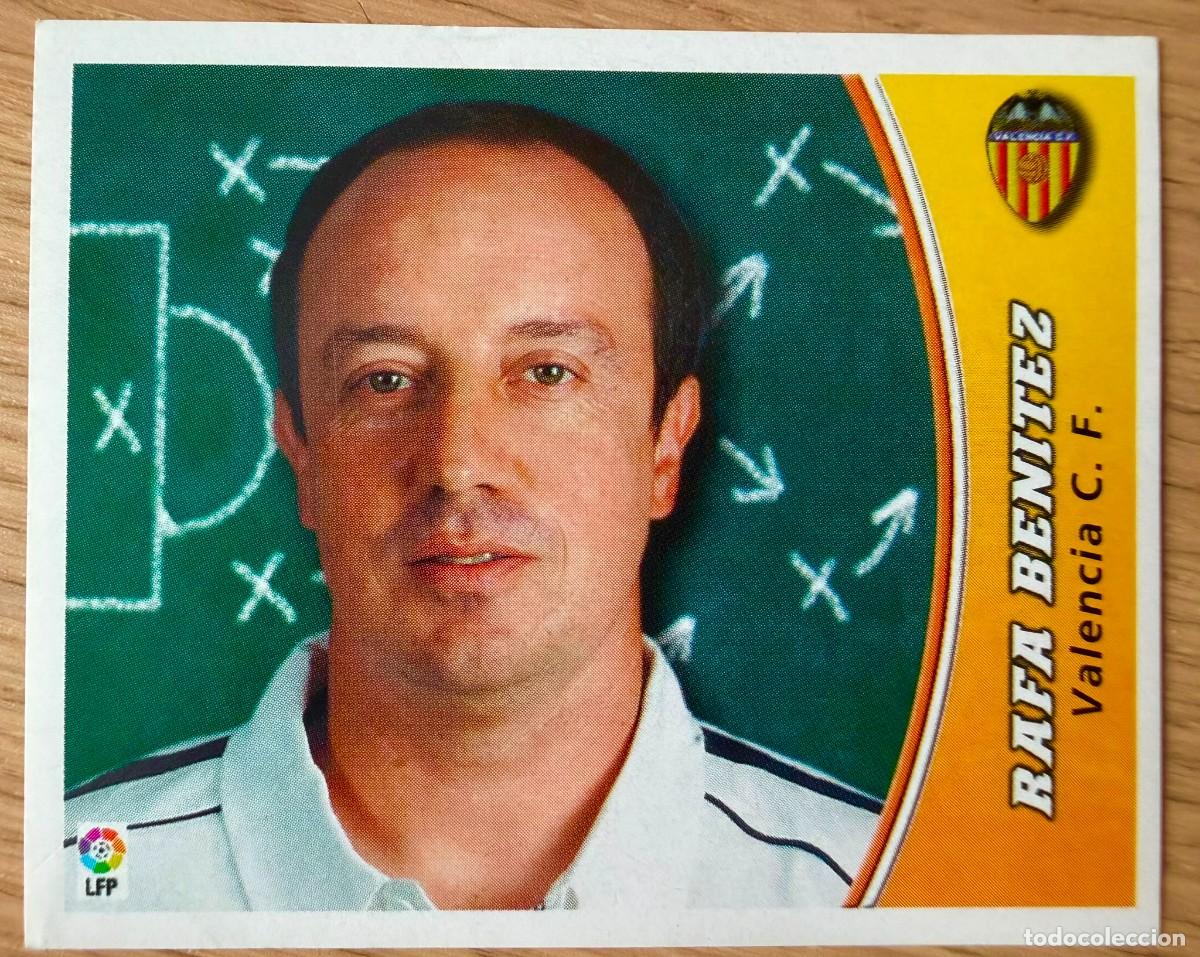 Figurine di Calcio: ENTRENADOR RAFA BENITEZ VALENCIA 03 04 2003 2004 LIGA EDICIONES ESTE SIN PEGAR STICKER CROMOS