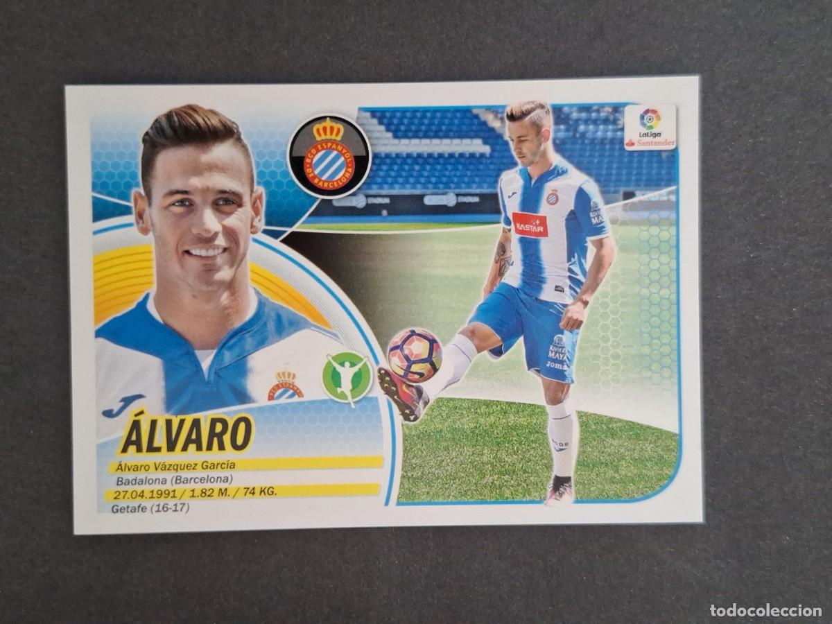 Figurine di Calcio: L3 ALVARO R. C. D. ESPA&Ntilde;OL FICHAJE 63 LIGA ESTE 2016 2017 16 17 NUNCA PEGADO SIN PEGAR