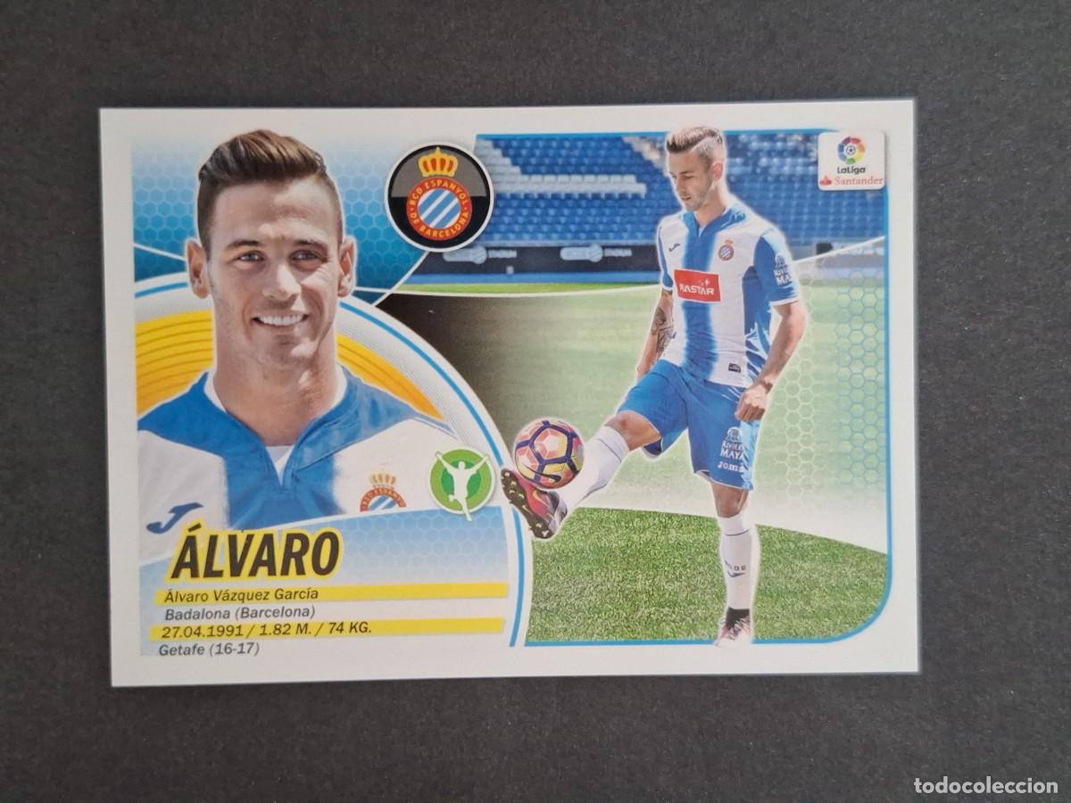 Figurine di Calcio: L3 ALVARO R. C. D. ESPA&Ntilde;OL FICHAJE 63 LIGA ESTE 2016 2017 16 17 NUNCA PEGADO SIN PEGAR