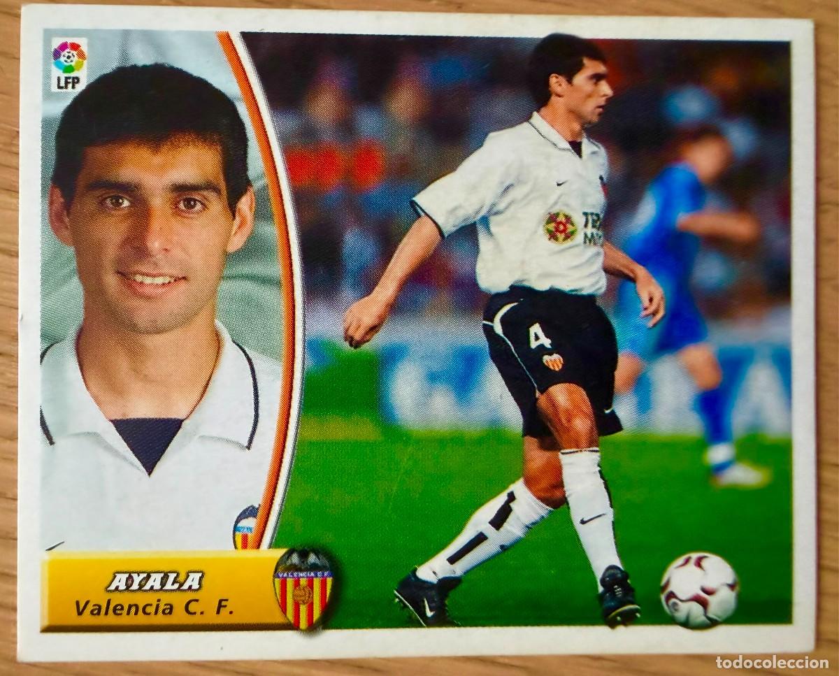 Cromos de f&uacute;tbol: AYALA VALENCIA 03 04 2003 2004 LIGA EDICIONES ESTE SIN PEGAR STICKER CROMOS