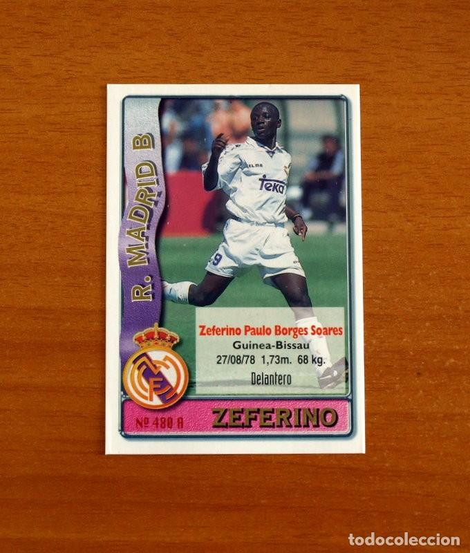 Cartes &agrave; collectionner de Football: Real Madrid B-N&ordm; 480 Zeferino-Ismael -2&ordf; Divisi&oacute;n-Mundicromo Las Fichas de la Liga 1996-1997-96-97