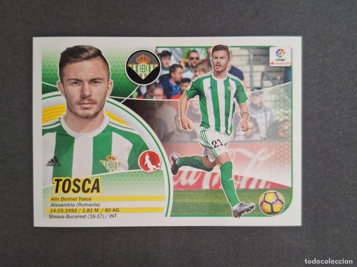 Cromos de f&uacute;tbol: L3 TOSCA REAL BETIS BALOMPIE MERCADO INVIERNO LIGA ESTE 2016 2017 16 17 NUNCA PEGADO SIN PEGAR