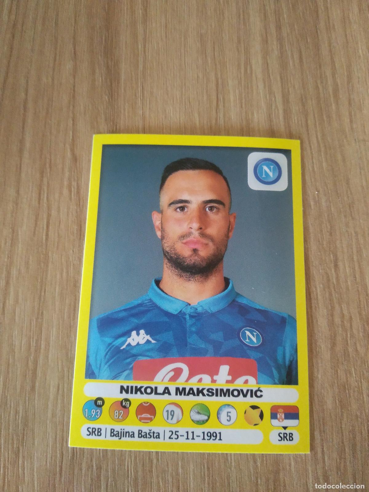 Fu&szlig;ball-Sticker: 345 NIKOLA MAKSIMOVIC NAPOLES NAPOLI CROMO FUTBOL PANINI LIGA ITALIA 18-19 CALCIATORI 2018-2019
