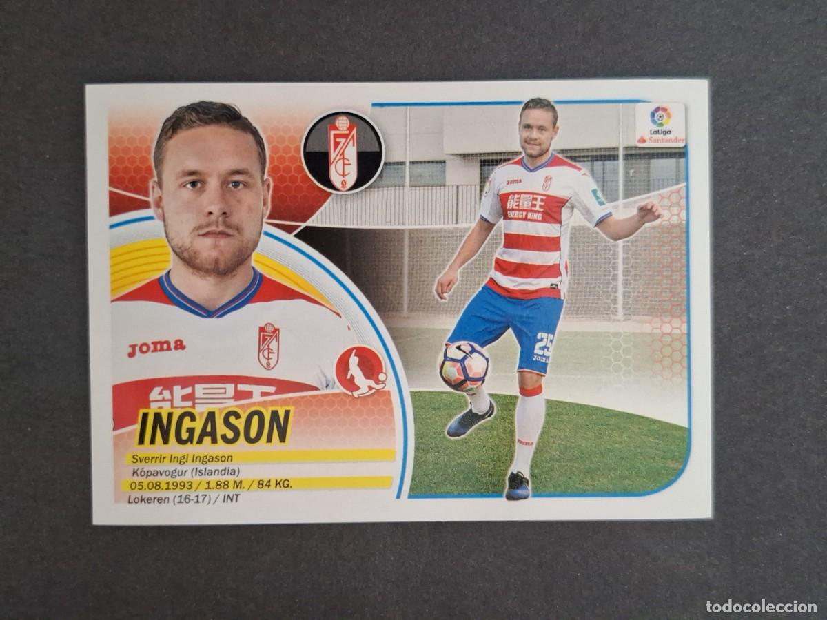 Fu&szlig;ball-Sticker: L3 INGASON GRANADA C. F. MERCADO INVIERNO LIGA ESTE 2016 2017 16 17 NUNCA PEGADO SIN PEGAR